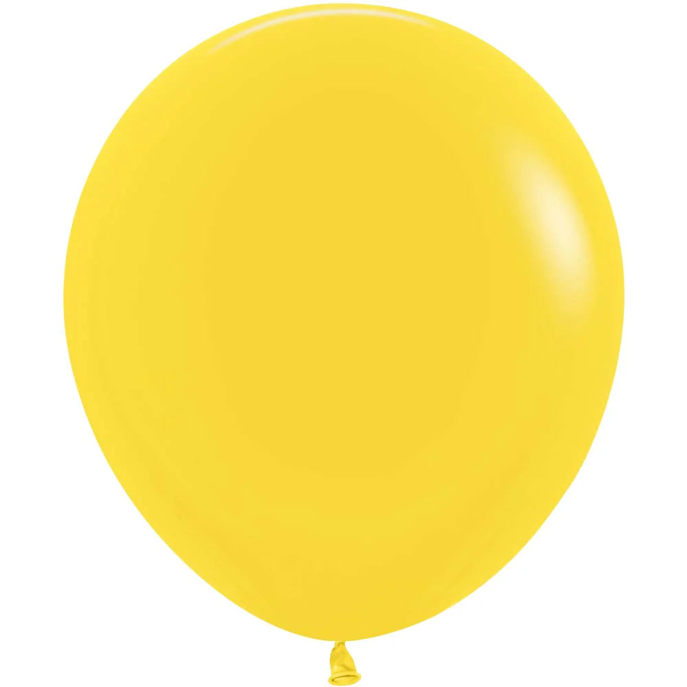 SEMPERTEX 18" Latex Fashion Yellow 25ct